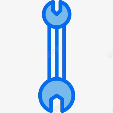 举扳手扳手41号工具蓝色图标图标