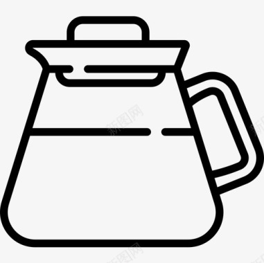 水罐水罐快餐45直链图标图标