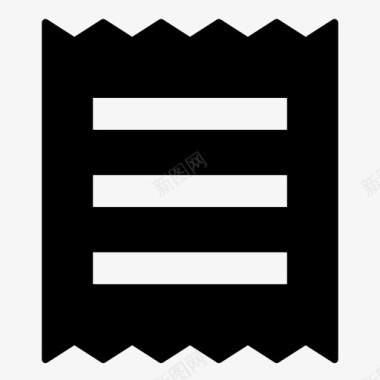 收据收据帐单发票图标图标