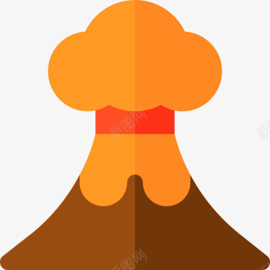 火山小视频火山史前9级平坦图标图标