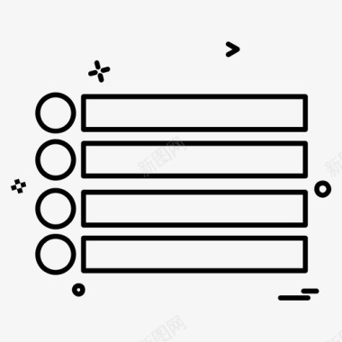 项目符号列表用户界面图标图标
