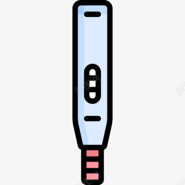 试验用妊娠试验母性2线性颜色图标图标