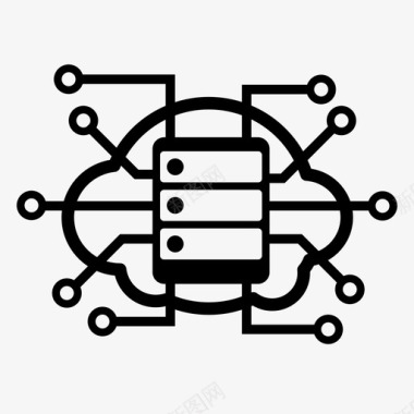 云服务器服务器网络云连接图标图标