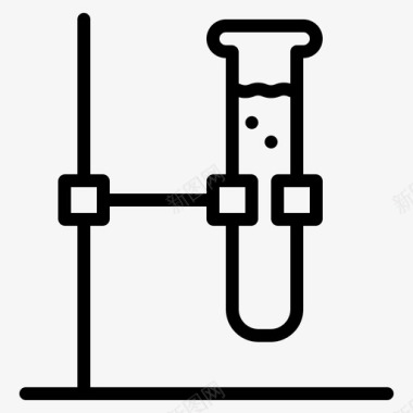 科学小实验科学实验教育设备图标图标