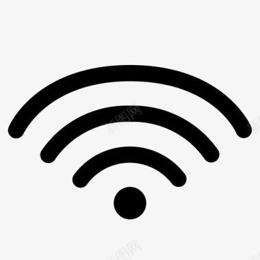 应用程序原型wifi连接互联网图标图标