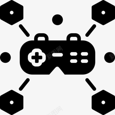 游戏化活动控制器图标图标