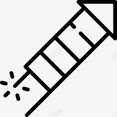 扛着鞭炮鞭炮嘉年华春节图标图标