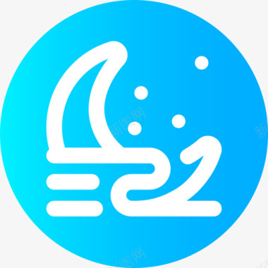 圆形火焰图标雾144号天气圆形图标图标