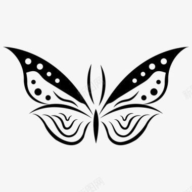 图案概括蝴蝶形状蝴蝶图案蝴蝶符号图标图标