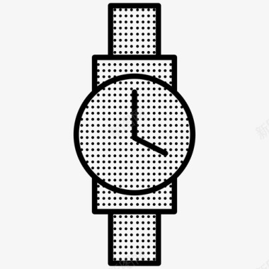 作秀时间手表时间点图标图标