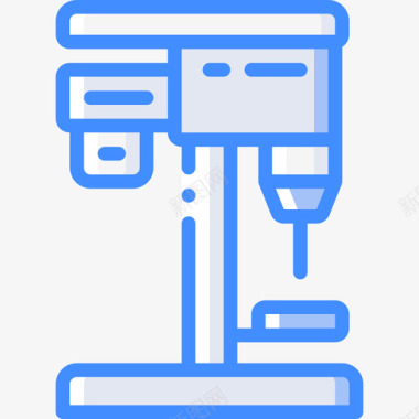 工业水处理钻头工业39蓝色图标图标