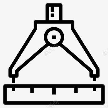 施工工具绘图工具建筑设备图标图标