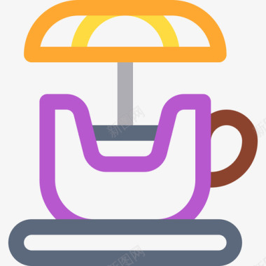 纺纱茶杯1de1游乐园线颜色线颜色图标图标