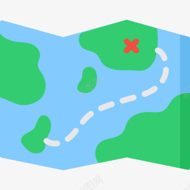 喷泉免抠平面图地图海盗35平面图图标图标