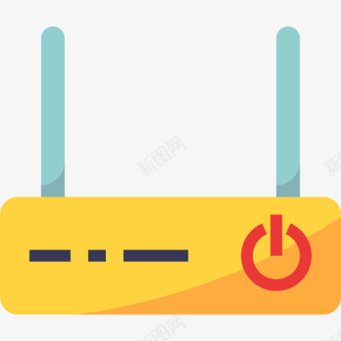 连接路由器连接性4扁平图标图标