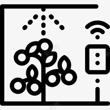 icon智能穿戴智能农场智能农场12线性图标图标