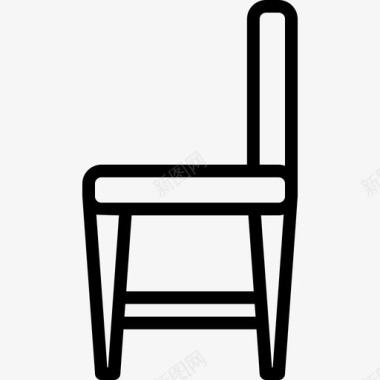 椅子家居装饰直线型图标图标