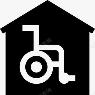 轮椅残疾人辅助2已填充图标图标