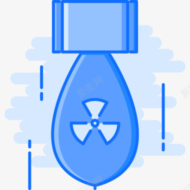核武器战争8蓝色图标图标