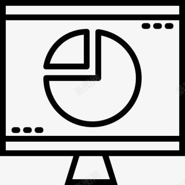 主图素材饼图业务181线性图标图标