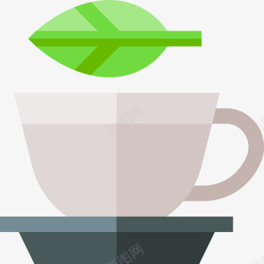 茶自由时间平茶图标图标