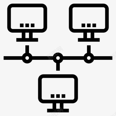 互联网商务海报计算机与网络商务通信图标图标