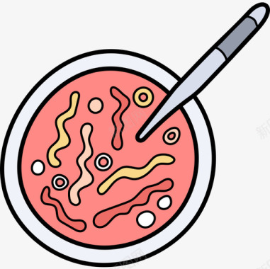 医疗器械免抠图片细菌医疗器械17颜色图标图标