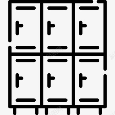 储物柜收纳柜储物柜回学校44直系图标图标