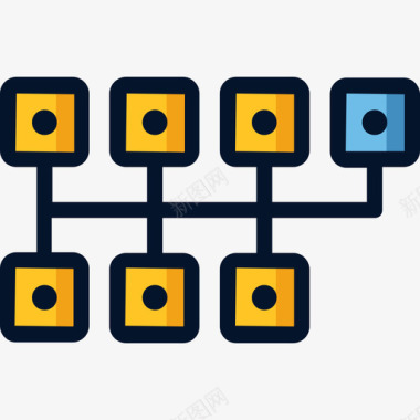 声波线换档汽车服务8线颜色图标图标
