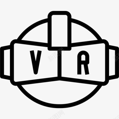 18Vr计算机18线性图标图标