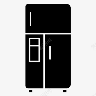 电冰箱电子产品图标图标