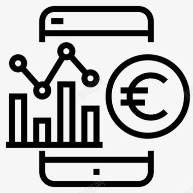 商务金融主题商务移动数字金融图标图标