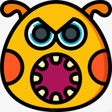 icon图片怪物怪物10线性颜色图标图标