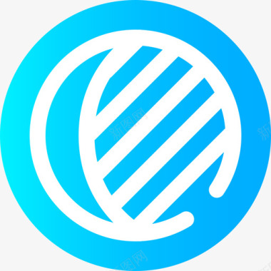 圆形火焰图标新月形144号天气圆形图标图标