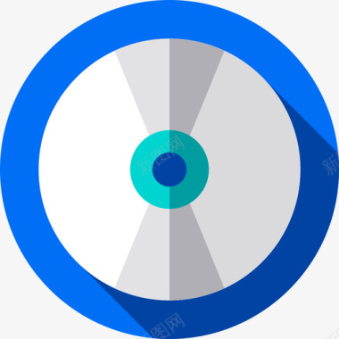 CD刻录机Cd思维34平面图标图标