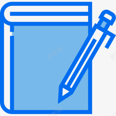 书商业元素2蓝色图标图标
