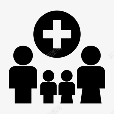 孩子和婴儿家庭健康孩子父亲图标图标