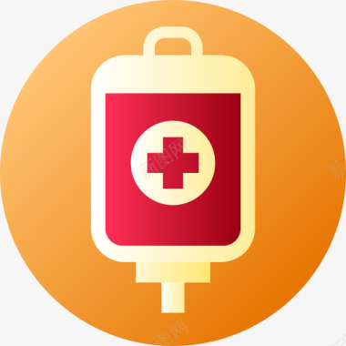 急救标志输血急救12梯度图标图标