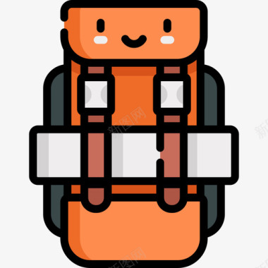 背包背包活跃生活方式10线性颜色图标图标
