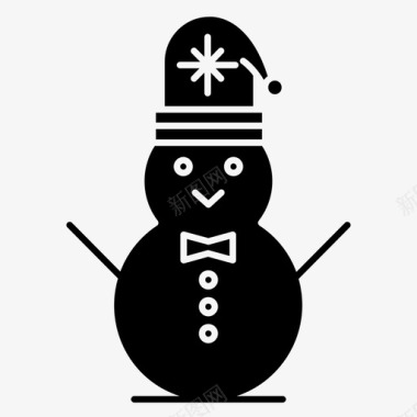 雪人圣诞节活动图标图标