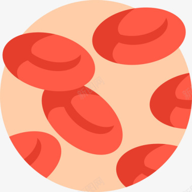 红细胞献血扁平图标图标