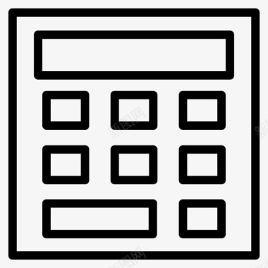 矢量计算器免费下载计算器应用程序移动图标图标