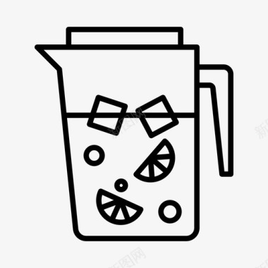 柠檬茶杯子饮料图标图标