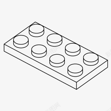 儿童玩积木乐高积木积木建造图标图标