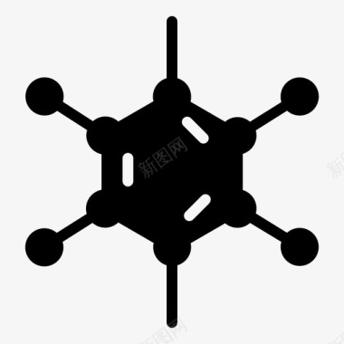 遗传学研究分子化学教育图标图标