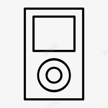 mp3播放器苹果ipod图标图标