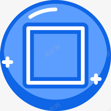 方块游戏55蓝色图标图标