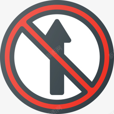 白色禁止禁止进入交通路标线条颜色图标图标
