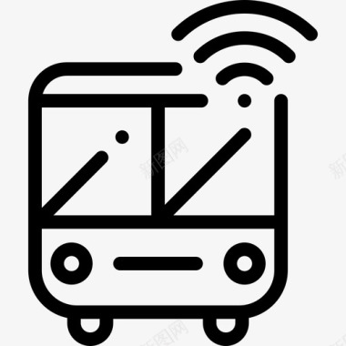 公共交通标识公共交通公共交通8直线交通图标图标