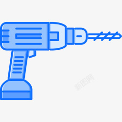 钻具钻具12号楼蓝色图标高清图片